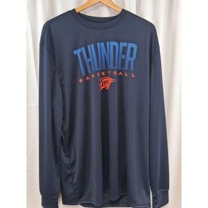 Oklahoma City Thunder Basketball Long Sleeve Shirt Men's XXL NBA Ultra Game NEW